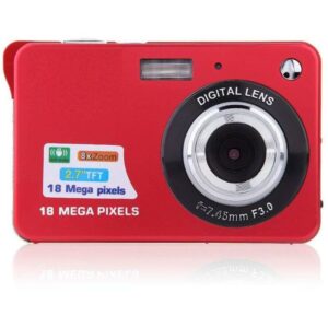 18 Millionen Pixel Student Net Red hd Kamera Digitalkamera Filmmaschine Selfie Videokamera (Rot)