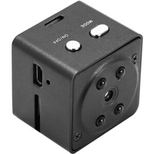 Asupermall - Mini Camera Home Safety hd 1080P Kamera hd Home Sport Cam Video Camcorder dvr mit Nachtsicht fur Innen- und Außenbereich - Modell:Schwarz