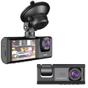 DESI-LEB "Autokamera mit Dual-Kamera 1080P IR Nachtsicht, 310° Weitwinkel" Dashcam