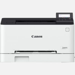 Der Canon i-SENSYS LBP631Cw ist ein kompakter Laserdrucker fr den sicheren und effizienten einseitigen Farbdruck. Sparen Sie Zeit, indem Sie vom Smartphone aus drucken, und steigern Sie die Produktivitt durch hochwertige Druckergebnisse mit Geschwindigkeiten bis 18 A4-Seiten/Min. und drucken Sie bis zu 3.130 A4-Seiten mit einer Schwarztoner-Cartridge mit hoher Reichweite, bzw. bis zu 2.350 Seiten mit einem Satz Farbtoner-Cartridges. Die Secure PIN-Funktion ist eine der robusten Sicherheitsfunktionen, die vertrauliche Dokumente schtzt, indem sie den automatischen Druck verhindert. Vorteile Fr die zuverlssige Sicherheit sorgt u.a. die Secure PIN-Funktion, die das automatische Drucken vertraulicher Dokumente verhindert. Drucken Sie jederzeit von Ihrem Smartphone mit AirPrint (iOS), Mopria (Android) oder der Canon PRINT Business App Steigern Sie die Produktivitt durch den Druck von bis zu 18 A4-Seiten pro Minute und drucken Sie bis zu 3.130/2.350 Seiten mit den Toner-Cartridges in hoher Reichweite in Schwarz/C/M/Y Das 5-zeilige LC-Display bietet einen intuitiven Zugriff auf Einstellungen und Arbeitsablufe Hohe 250-Blatt-Papierkapazitt fr mehr Produktivitt Kompatibel mit Windows, macOS und Linux Lieferumfang i-SENSYS LBP631Cw Farblaserdrucker 4 Starter Toner-Cartridges (1x Black und je 1x C/M/Y) Netzkabel Inbetriebnahme-Anleitung Wichtige Sicherheitshinweise DVD-ROM mit Anwender-Software EWS Broschre