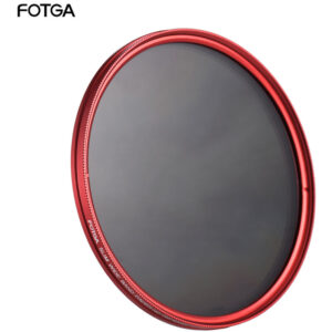 FOTGA Slim ND Fader Variabler Filter Neutral Density ND2 bis ND400 Rot Ersatz für Canon Nikon DSLR Kamera, 82mm - 82mm