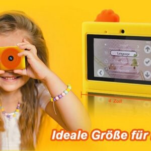 Fine Life Pro "Kinderkamera 48MP 1080P HD Videokamera Kinder Selfie" Kinderkamera