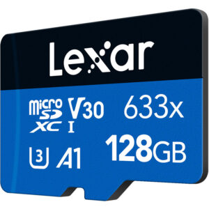 Happyshopping - Lexar 633x TF-Karte Hochleistungs-Micro-SD-Karte Klasse 10 U3 A1 V30 Hochgeschwindigkeits-TF-Karte für Telefonkamera-Dashcam, 128GB
