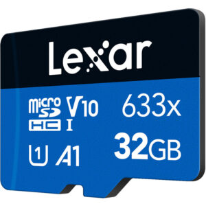 Happyshopping - Lexar 633x TF-Karte Hochleistungs-Micro-SD-Karte Klasse 10 U3 A1 V30 Hochgeschwindigkeits-TF-Karte für Telefonkamera-Dashcam, 32GB