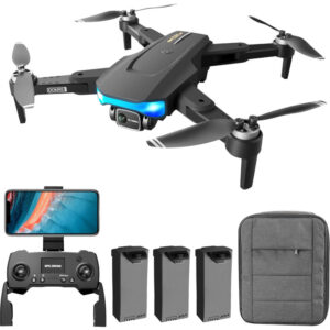 LS-38 gps rc Drohne mit Kamera fur Erwachsene rc Drohne mit 6K Kamera eis Anti-Shake Gimbal Brushless Motor 5G Wifi Videoantenne fpv Quadcopter Smart