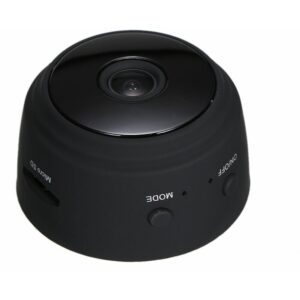 Mini-WLAN-Spionagekamera 1080P 150 ° Weitwinkelobjektiv Nachtsicht-Bewegungserkennung Tragbare versteckte Nanny-Kameras mit 360 ° Magnethalterung