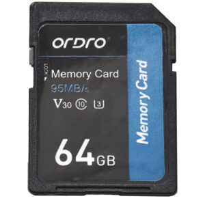 Ordro - 64 gb Speicherkarte V30 Klasse 10 SD-Karte 95 MB/s High Speed für digitale Videokameras Camcorder