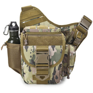 Outdoor-Satteltasche SLR-Kameratasche Multifunktionaler Einzelschulter-Rucksack Wasserabweisende Camouflage-Hüfttasche - 5