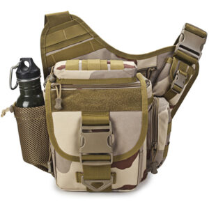 Outdoor-Satteltasche SLR-Kameratasche Multifunktionaler Einzelschulter-Rucksack Wasserabweisende Camouflage-Hüfttasche - 6