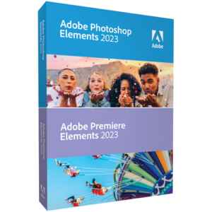 Photoshop & Premiere Elements 2023 Vollversion PKC 1 Benutzer | 1 PC/Mac (DE) (Code in a Bo