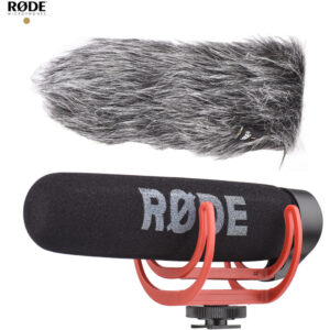 Rode - Videomic Go Super Cardioid Richtungsmikrofon Leichtes On-Kamera-Mikrofon mit Schockmontage-Windschutzscheiben für DSLR-DV-Camcorder