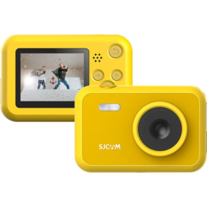 Sjcam - FunCam 1080P hochauflösende Kinder-Digitalkamera tragbare Mini-Videokamera mit 12 Megapixeln 2,0-Zoll-LCD-Display für Jungen Mädchen, Gelb