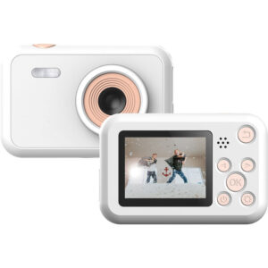 Sjcam - FunCam 1080P hochauflösende Kinder-Digitalkamera tragbare Mini-Videokamera mit 12 Megapixeln 2,0-Zoll-LCD-Display für Jungen Mädchen, Weiß