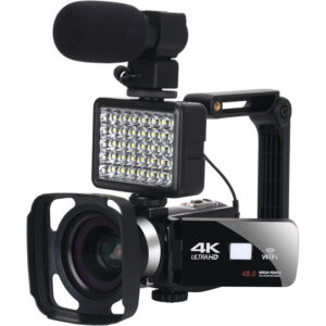 Thsinde - Videokamera ,Full hd 36MP Vlogging Kamera für YouTube mit ir Nachtsicht,16X Digital Zoom 3,0 Zoll lcd Touchscreen