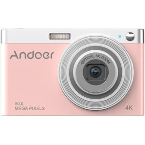 Tragbare 4K-Digitalkamera Video-Camcorder 50 mp IPS-Bildschirm Autofokus 16-facher Zoom (8-fach optisch und 8-fach digital)