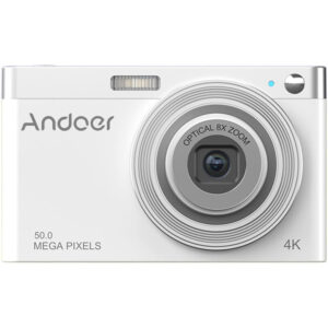 Tragbare 4K-Digitalkamera Video-Camcorder 50 mp IPS-Bildschirm Autofokus 16-facher Zoom (8-fach optisch und 8-fach digital)