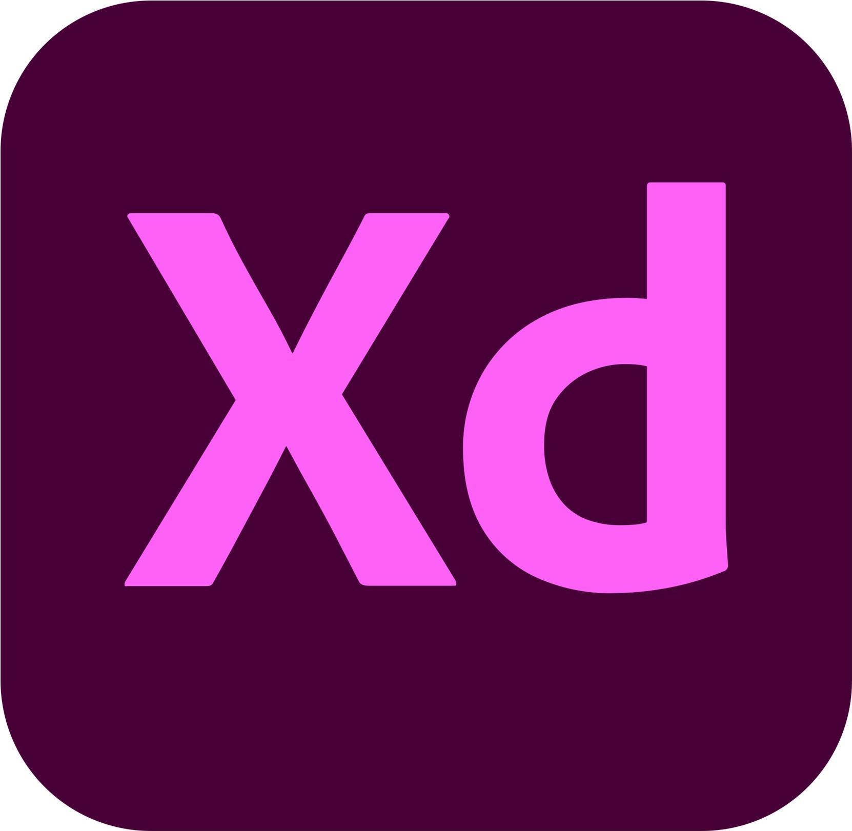 Adobe XD CC for Enterprise - Enterprise Lizenz Abonnement Neu (monatlich) - 1 Benutzer - VIP Select - Stufe 12 (10-49) - 3 years commitment - Win, Mac - Multi European Languages (65297904BA12A12)