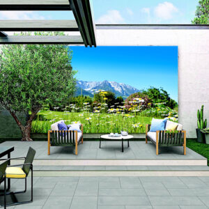 Außenleinwand 40x90 cm