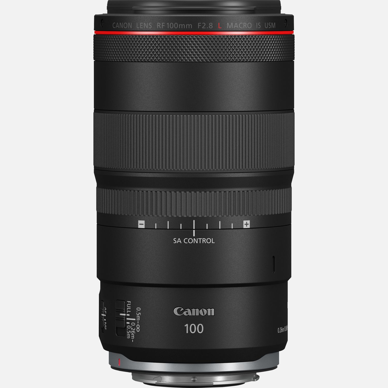 Das RF 100mm F2.8L MACRO IS USM ist ein auergewhnliches Objektiv fr Profis und Foto-Begeisterte, die beeindruckende Makroaufnahmen machen und die Portrtfotografie auf ein neues Niveau bringen wollen. Dank der klassenbesten 1,4-fachen Makrovergrerung kann man beim Fokussieren noch nher heran gehen und unglaubliche Makro- und Stilllebenfotos erstellen, die man nie fr mglich gehalten htte. Und mit der innovativen, variablen Steuerung der sphrischen Aberration ist es mglich, das Aussehen des Bokehs zu kontrollieren und gleichzeitig einen Weichzeichner-Effekt auf dem Motiv zu erzeugen, was dieses Objektiv noch vielseitiger und auch ideal fr kreative Portrtaufnahmen macht. Eine vllig neue Welt erleben Das Objektiv ist ideal fr Makroaufnahmen aus der freien Hand und kommt mit 1,4-facher Vergrerung nher an das Motiv als je zuvor. Die schmeichelhafte Brennweite von 100mm macht es auch ideal fr Portrtaufnahmen Mit schmeichelhaftem Bokeh beeindrucken Mit einem verstellbaren Objektivring lsst sich die sphrische Aberration steuern und damit das Bokeh anpassen. Gleichzeitig wird ein schmeichelhafter Weichzeichner angewendet Mehr bei schlechten Lichtverhltnissen sehen Die 9-Lamellen-Irisblende und die konstante Lichtstrke von 1:2,8 bieten enorme kreative Mglichkeiten und sorgen selbst bei wenig Licht fr eine hohe Bildqualitt Kein Stativ? Kein Problem! Der optische 5-Stufen-Hybrid-Bildstabilisator ermglicht zuverlssige Aufnahmen aus der freien Hand. Keine strenden Gerusche Zwei Nano USM Motoren sorgen bei Fotos und Videos fr ein neues Niveau bei der schnellen und praktisch geruschlosen Fokussierung. Das Objektivdesign unterdrckt auch das Fokus-Breathing und sorgt so fr Konsistenz Technik der L-Serie fr optimale Ergebnisse Die hochwertige Objektivkonstruktion ist typisch fr die L-Serie. Der Witterungsschutz verhindert das Eindringen von Staub und Spritzwasser, und die Fluor-Beschichtung der Frontlinse schtzt diese vor Verschmutzungen und Kratzern Lieferumfang RF 100mm F2.8L MACRO IS USM Objektivdeckel E-67II Streulichtblende ET-73C Objektivrckdeckel RF Objektivtasche LP1222 Anleitungen