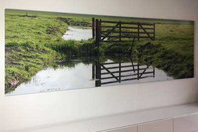 Foto geklebt hinter Acryl 100x200 cm