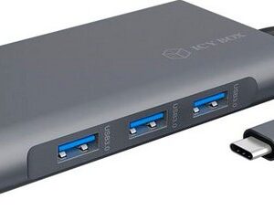 ICY BOX Laptop-Dockingstation ICY BOX USB Type-C Dockingstation mit zwei Videoschnitten