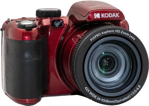 Kodak Astro Zoom AZ425 rot - Superzoom-Kamera Sensorgröße 1/2.3 20,68 Megapixel Full HD optischer Zoom 42 fach Gewicht (nur Gehäuse) 444 g Brennweite 4,3 - 180,6 mm (AZ425RD)