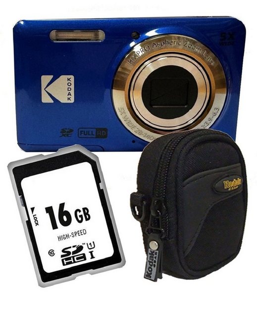 Kodak Kodak FZ55 blau Digitalkamera Set Angebot Kompaktkamera