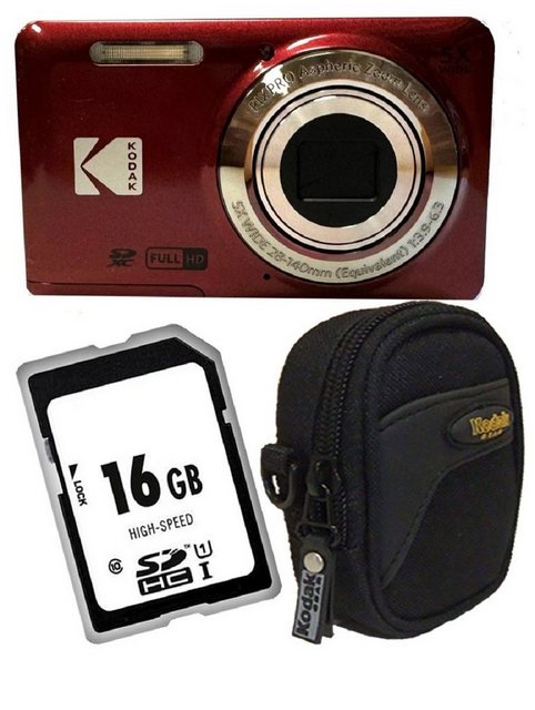 Kodak Kodak FZ55 rot Digitalkamera Set Angebot Kompaktkamera