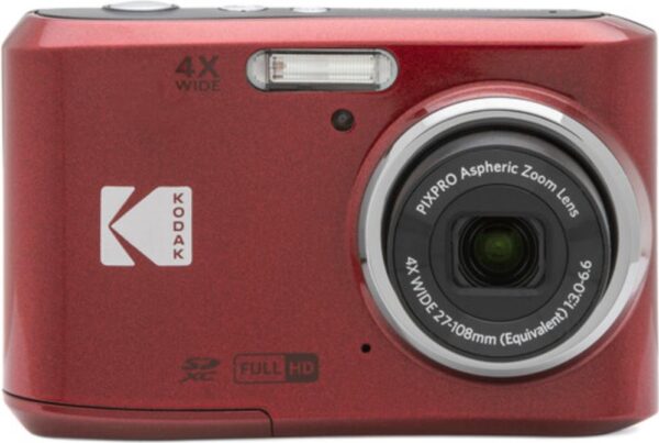 Kodak PIXPRO FZ45 1/2.3 Kompaktkamera 16 MP CMOS 4608 x 3456 Pixel Rot (FZ45RD)