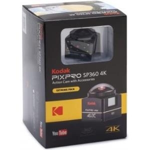 Kodak PIXPRO SP360 4K Extreme Pack Actionsport-Kamera 12,76 MP Full HD CMOS 25,4 / 2,33 mm (1 / 2.33) WLAN 102 g (4K-BK8)