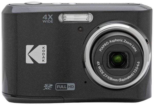 Kodak Pixpro FZ45 Friendly Zoom Digitalkamera 16 Megapixel Opt. Zoom: 4 x Schwarz Full HD Video, HDR-Video