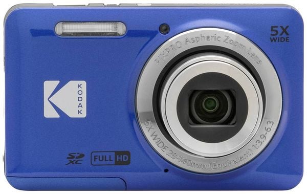 Kodak Pixpro FZ55 Friendly Zoom Digitalkamera 16 Megapixel Opt. Zoom: 5 x Blau Full HD Video, HDR-Video, Integrierter Akku