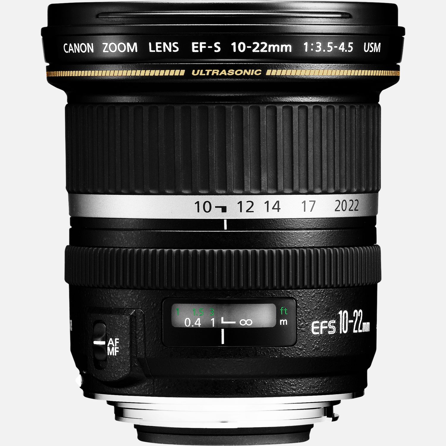 Mit seinem leichten und mobilen Design, das ideal fr Reisen ist, ist das Weitwinkel-Zoomobjektiv EF-S 10-22mm f/3.5-4.5 USM perfekt fr przise Aufnahmen von weiten Szenen und beeindruckender Architektur. Die Ultraschall-Motor (USM)-Technologie arbeitet mit der Kamera zusammen fr einen schnellen und przisen Autofokus eine manuelle Anpassung ist dabei jederzeit mglich. Der 10-22mm-Brennweitenbereich bietet einen sehr weiten Blickwinkel fr weitlufige Landschaftsaufnahmen und alle brigen Motive, bei denen mehr auf das Bild kommen soll. Vorteile Mit dem leichten und preisgnstigen Ultraweitwinkel-Zoomobjektiv bekommst du mehr aufs Bild Ultraschall-Fokussiertechnologie (USM) fr einen przisen AF Die Naheinstellgrenze von 0,24 m bringt dich ganz nah ans Motiv und der Brennweitenbereich von 10-22mm bietet eine Ultraweitwinkel-Ansicht Mehr Flexibilitt bei der Bildkomposition dank Super Spectra Vergtung zur Vermeidung von Sonnenreflexionen Kompatibel mit allen Canon EOS DSLRs mit APS-C-Sensor sowie mit spiegellosen Systemkameras der Canon EOS M Serie mit optionalem EF-EOS M Adapter Lieferumfang EF-S 10-22mm f/4.5-5.6 USM Objektiv Objektivdeckel E-77U Objektivdeckel E Benutzerhandbuch Gut geeignet fr Innenrume * Architektur * Alle technischen Daten zeigen