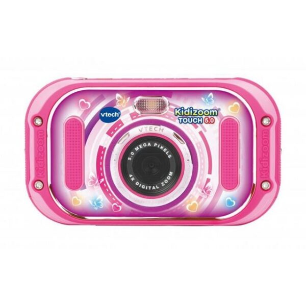 Vtech® Kidizoom Touch 5.0 pink Kinderkamera (mit Touchdisplay, Musik-Player, Bildbearbeitung, Spiele)