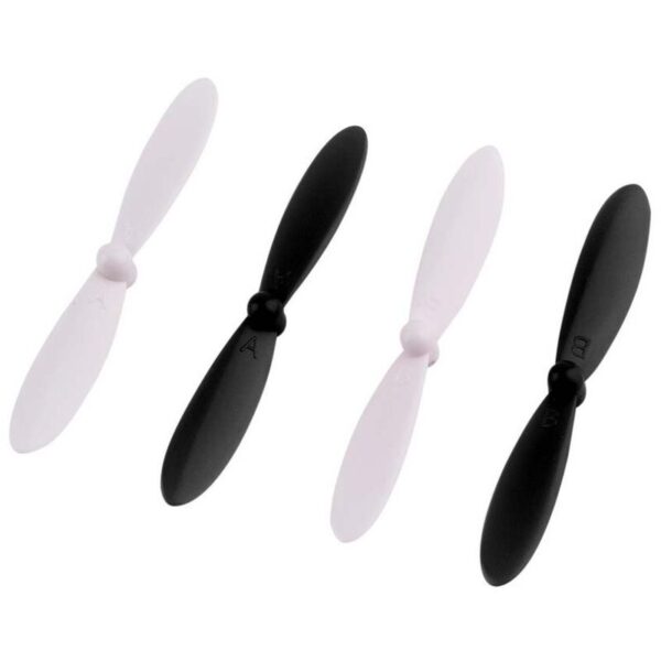 4x Propeller kompatibel mit HobbyKing Mini X6 Drohne - 2 Paar Ersatzpropeller, Selbstsichernd Schwarz Weiß - Vhbw