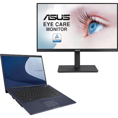 ASUS ExpertBook B1400CEAE-EK1404R 14"FHD W10P + 23,8" FHD Monitor VA24EQSB