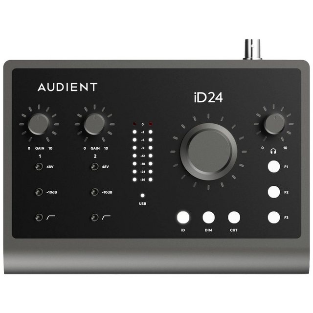 Audient Audio Interface Audient iD24 Monitor-Controlling, inkl. Software Digitales Aufnahmegerät