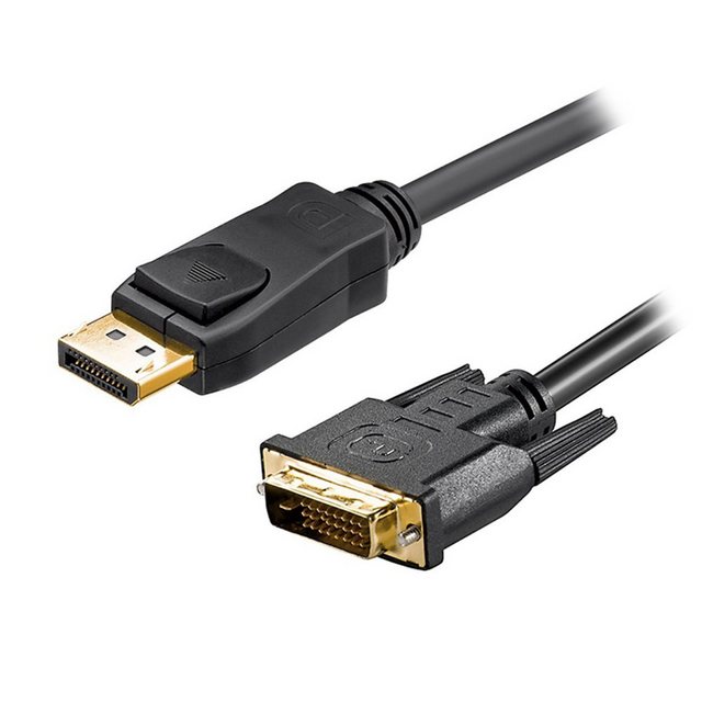 Bolwins M43 180cm Adapter Kabel Displayport auf DVI 24+1 für Laptop PC Monitor Video-Kabel, (180 cm)