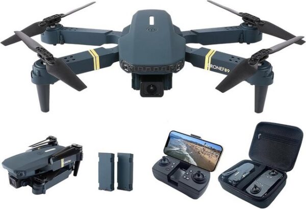 CHUBORY F89 Drohne für Anfänger 40+ Minuten Langflugzeit WiFI FPV Drohne (1080P HD, mit Kamera für Erwachsene120°Weitwinkel Quadcopter mit Optischer)