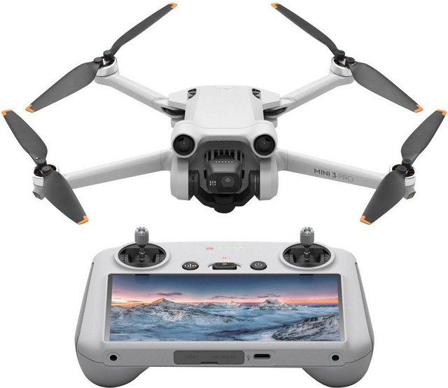 DJI DJI Mini 3 Pro (DJI RC) Drohne (Mini 3 Pro Fly More Kit unter Art. 97085663 bestellbar)