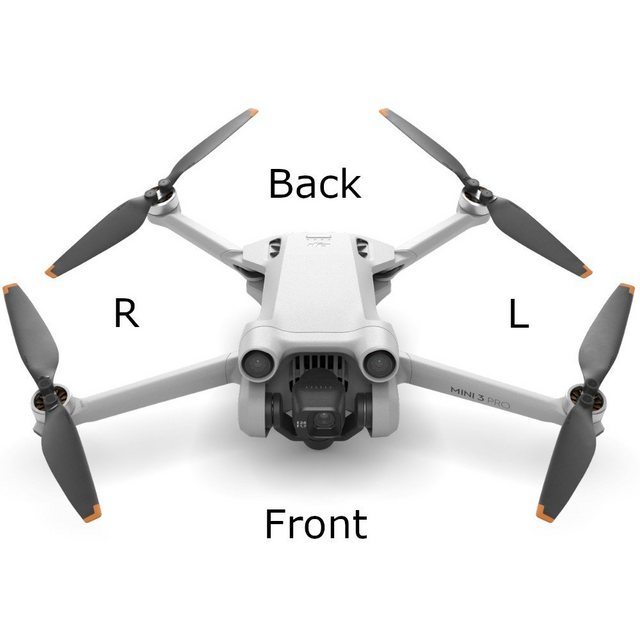 DJI DJI Mini 3 Pro - Motor Arm hinten rechts M4 Zubehör Drohne