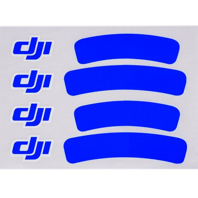 DJI Original DJI Sticker Phantom 3 & 2 Blau Aufkleber Logo blue Zubehör Drohne (DJI, Original DJI Sticker, Original DJI Produkt)