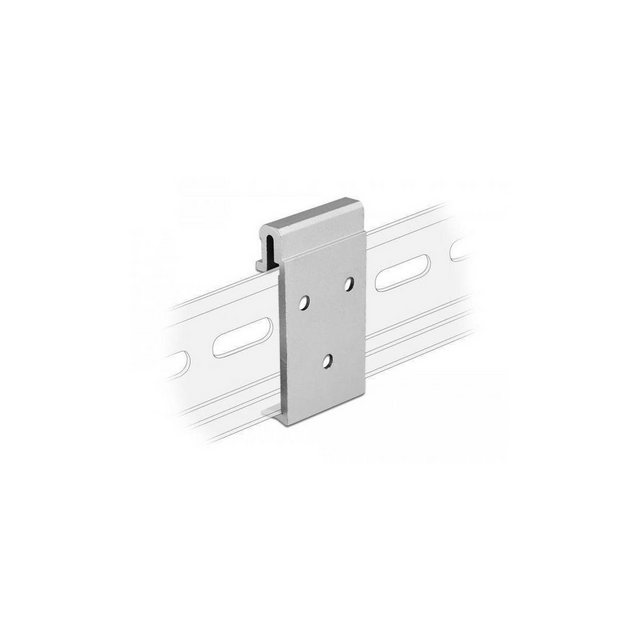 Delock 65991 - Aluminium Montageclip für Hutschiene (3... Monitor-Halterung