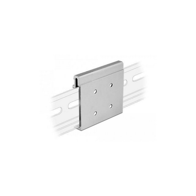 Delock 65992 - Aluminium Montageclip für Hutschiene (4... Monitor-Halterung