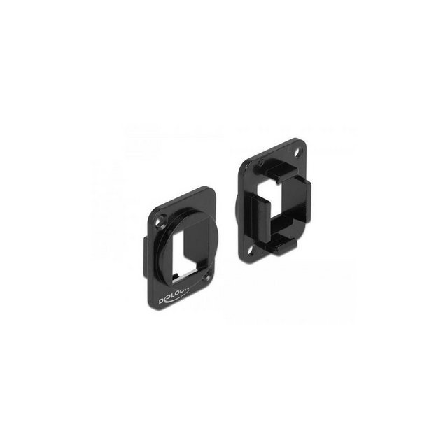 Delock 86745 - Keystone Halterung 1 Port für D-Typ Metall Monitor-Halterung