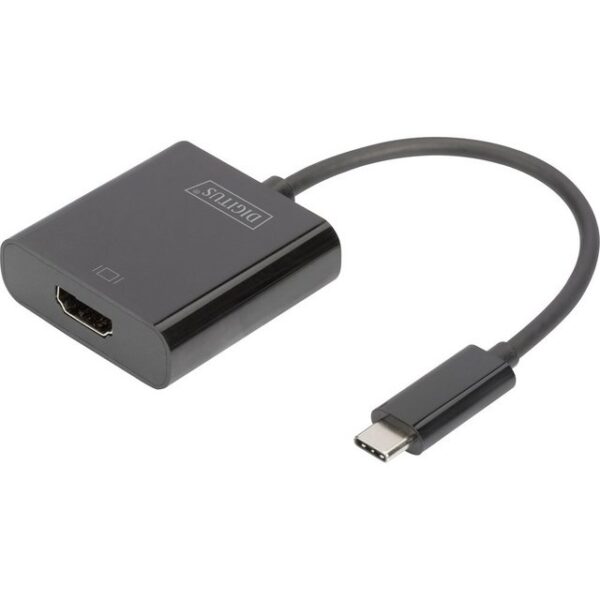 Digitus Digitus TV, Monitor Adapter [1x USB-C® Stecker - 1x HDMI-Buchse] DA-70 USB-Adapter, 15.00 cm