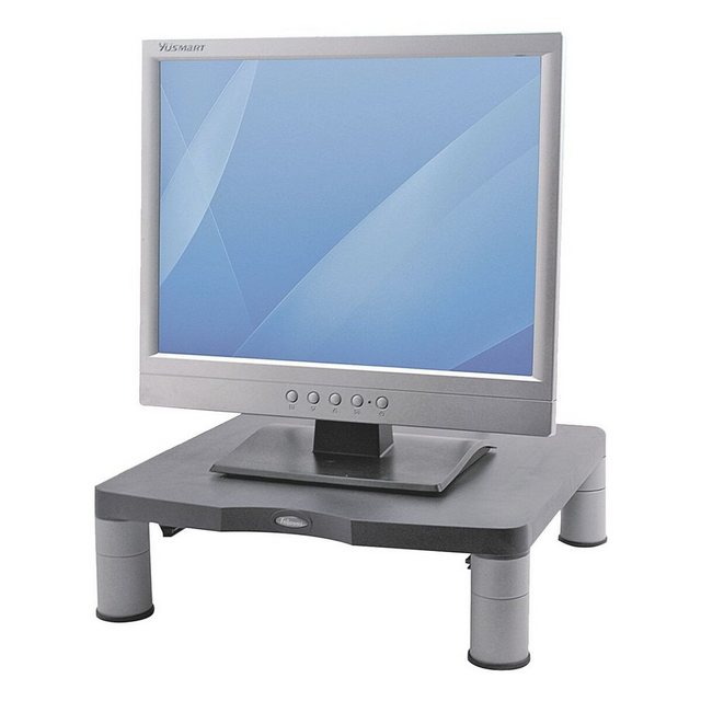 FELLOWES Standard Monitor Riser Monitorständer, (bis 21 Zoll, höhenverstellbar in 3 Stufen)