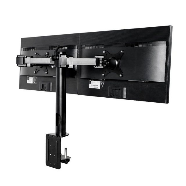 FLEXISPOT D1D/D1DP Monitor-Halterung, (Monitorhalter Tischhalterung Standfuß mit 2 Armen für 2 Monitore)