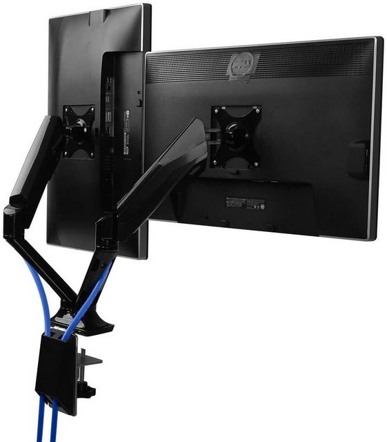 FLEXISPOT F6 Monitor-Halterung, (25-76cm) Tischhalterung Monitorhalter Monitorhalterung Standfuß)