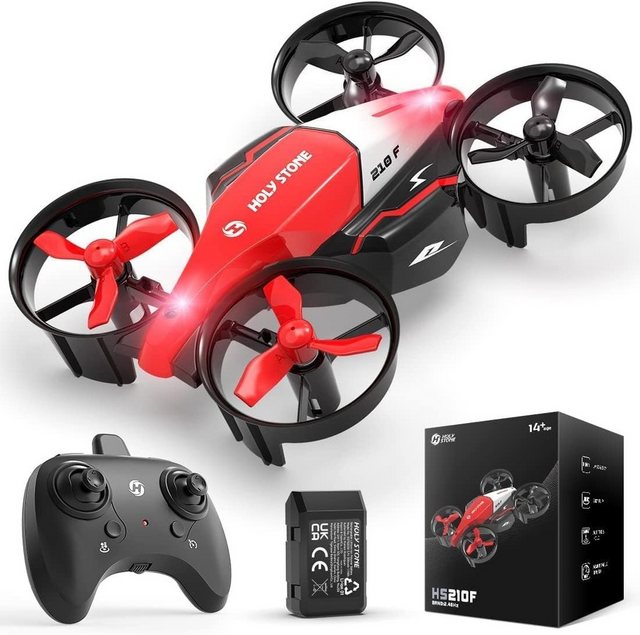 HOLY STONE Drohne (HD, Mini Drohne Kinder RC Quadrocopter Renn Flugmodus LED-Licht 3D-Flip)